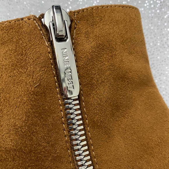 Nine West Brown Neva Ankle Boots - Picture 4 of 8